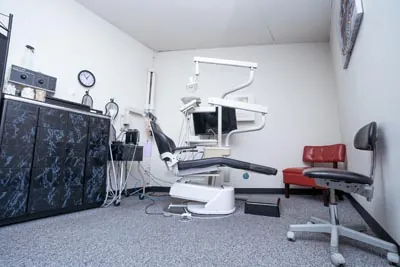 inside a dental exam room at Smile Time Dentistry in DeSoto, TX