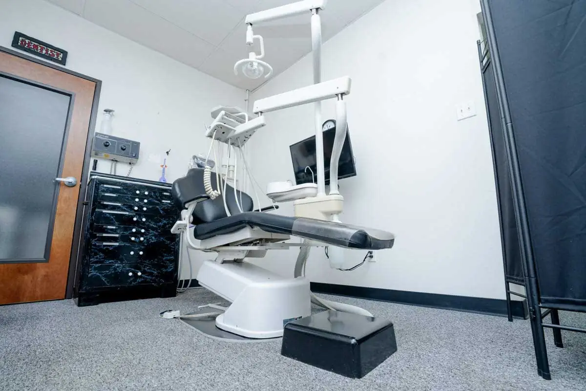 dental chair inside one of the operatories at Smile Time Dentistry in DeSoto, TX