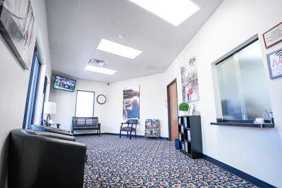 the front office at Smile Time Dentistry in DeSoto, TX