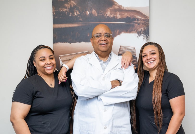 Dr. Daniels and his Smile Time Dentistry staff