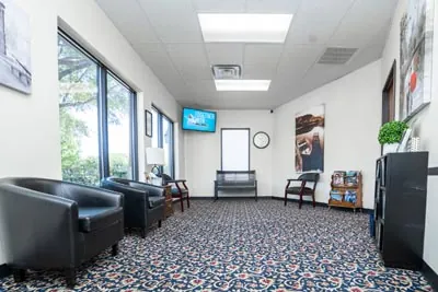waiting room at Smile Time Dentistry in DeSoto, TX